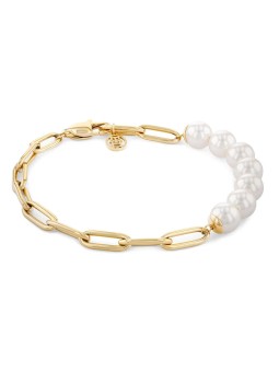 Tommy Hilfiger Elegante collana di perle di vetro Orb Pearl 2780770 donna