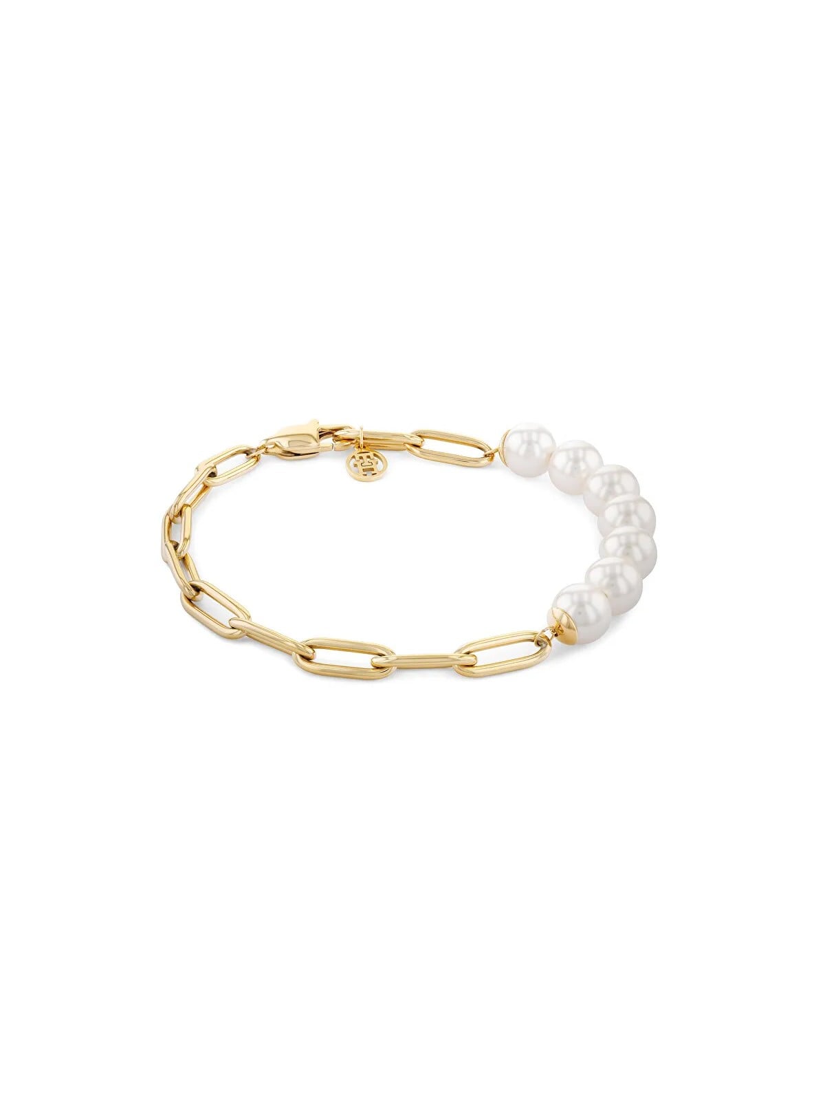 Tommy Hilfiger Elegante collana di perle di vetro Orb Pearl 2780770 donna