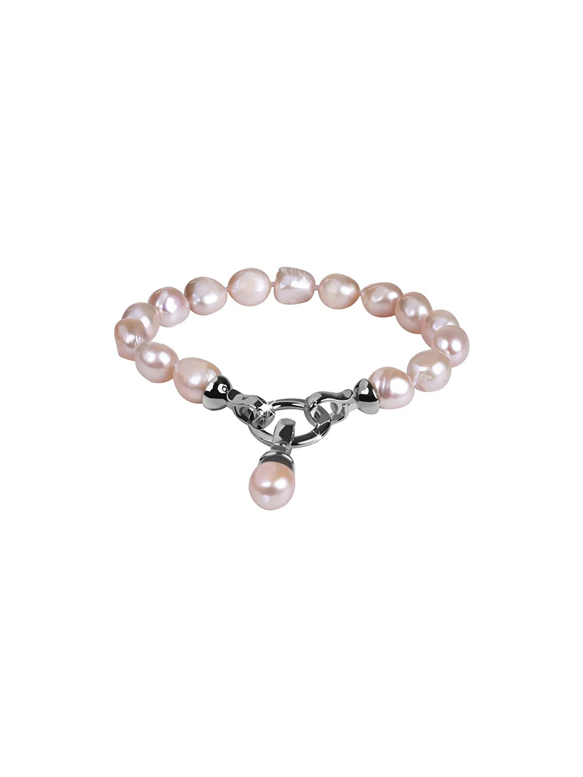 JwL Luxury Pearls Bracciale di perle rosa autentiche JL0556 donna