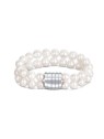 JwL Luxury Pearls Bracciale doppio/doppia fila di perle bianche autentiche JL0598 donna