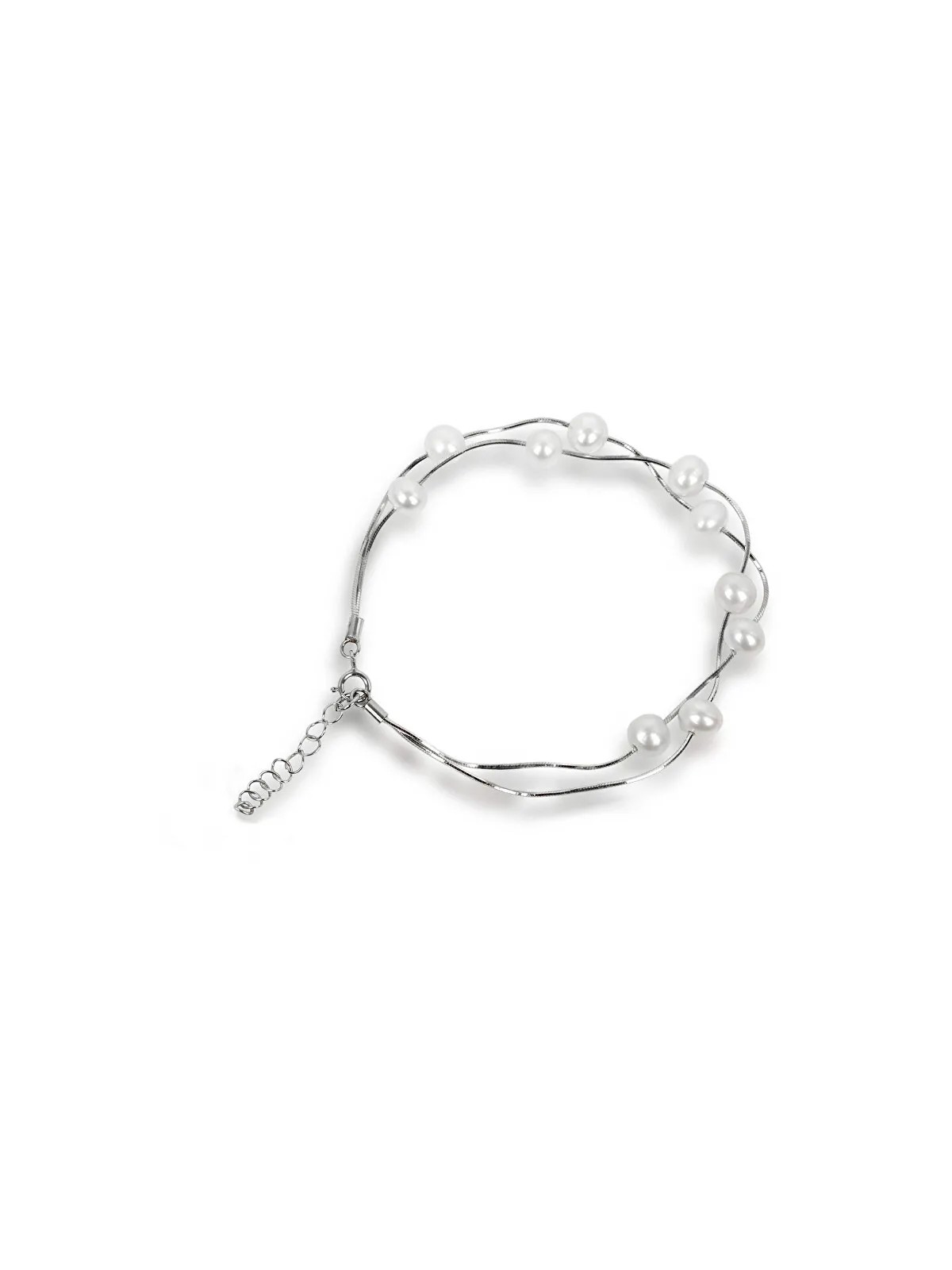 JwL Luxury Pearls Bracciale delicato in perle bianche autentiche JL0174 donna