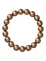 Evolution Group Bracciale elegante di perle 56010.3 marrone donna