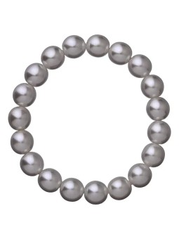 Evolution Group Bracciale elegante di perle 56010.3 grigio donna