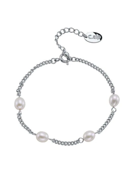CRYSTAlp Elegante Collana con perla Tide Pearl 22243.E donna