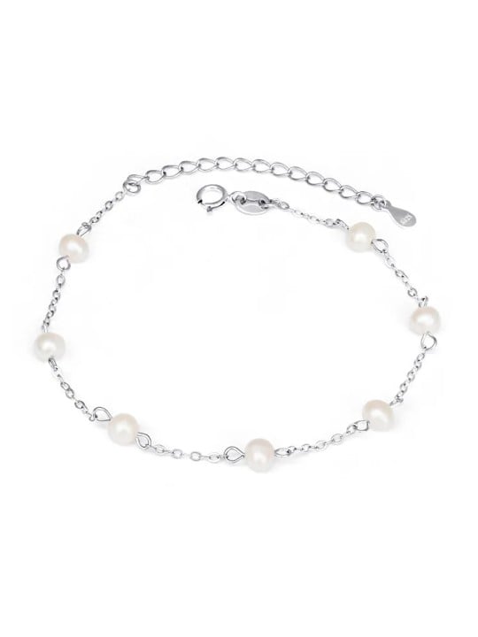 Agato Affascinante bracciale in argento con perle AGB784/21P donna