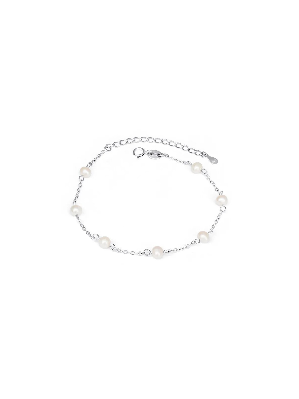 Agato Affascinante bracciale in argento con perle AGB784/21P donna
