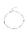 Agato Bracciale elegante in argento con perle AGB759/21P donna