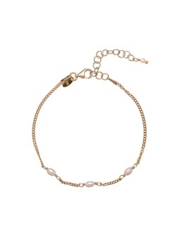 Alisia Elegante bracciale placcato oro con perle vere AL3857-Oro donna