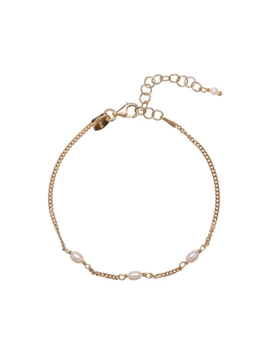 Alisia Elegante bracciale placcato oro con perle vere AL3857-Oro donna
