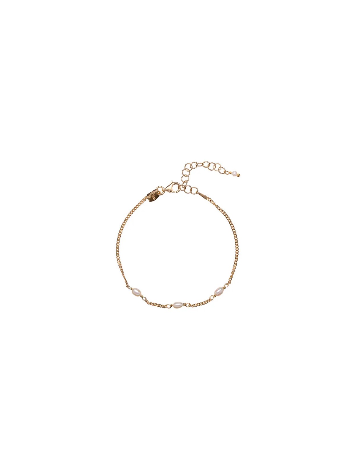 Alisia Elegante bracciale placcato oro con perle vere AL3857-Oro donna
