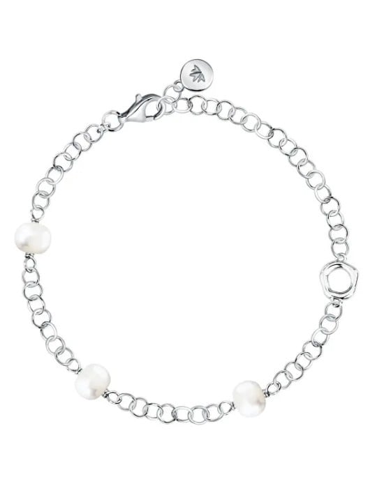 Morellato Bracciale moda in argento con perle d'acqua dolce Perla SXU49 donna