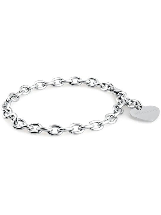 S'Agapõ Bracciale in acciaio per pendenti Happy SHAC2 donna