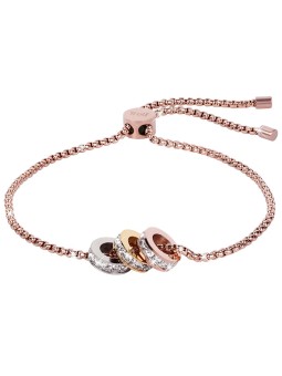 Troli Bracciale con perline tricolore scintillanti donna