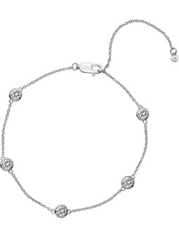 Hot Diamonds Bracciale in argento con topazio e diamante autentico Willow DL580 donna