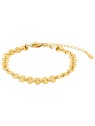 Troli Bracciale in acciaio placcato oro da donna