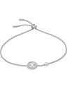 Fossil Bracciale Elliot JFS00519040 con glitter argento donna