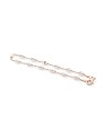 Beneto Exclusive Elegante bracciale bicolore AGB513 - Lunghezza: 17 cm donna