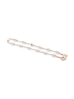 Beneto Exclusive Elegante bracciale bicolore AGB513 - Lunghezza: 18 cm donna