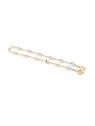 Beneto Exclusive Elegante bracciale bicolore placcato oro AGB605 - Lunghezza: 18 cm donna