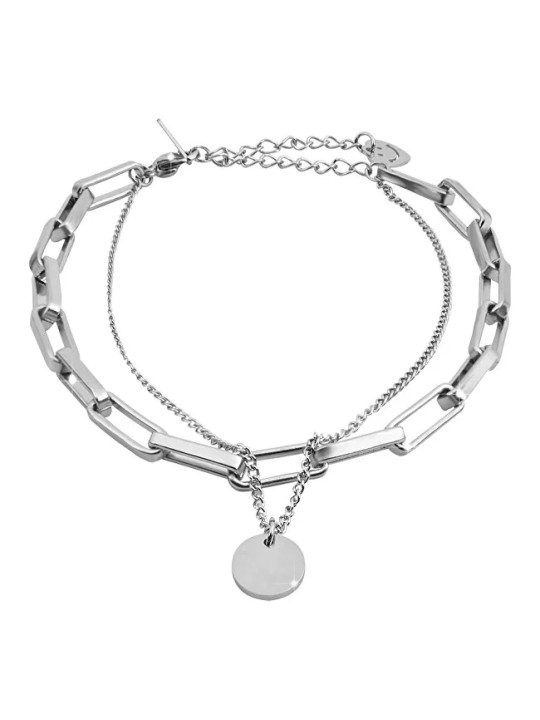 Troli Bracciale doppio in acciaio VGS1124S donna