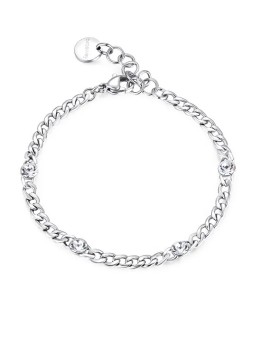 Brosway Bracciale in acciaio con cristilla Symphonia BYM85 donna