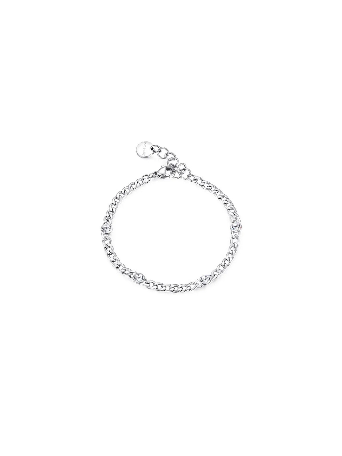 Brosway Bracciale in acciaio con cristilla Symphonia BYM85 donna