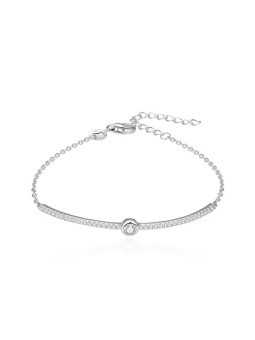 Beneto Elegante bracciale in argento con zirconi AGB628/21 donna
