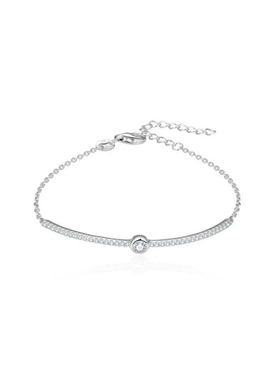 Beneto Elegante bracciale in argento con zirconi AGB628/21 donna