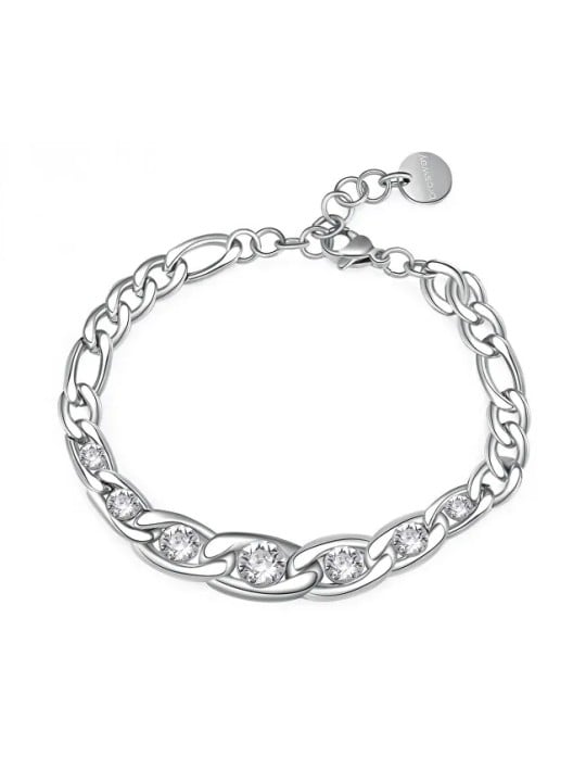 Brosway Bracciale in acciaio senza tempo con cristallis Symphonia BYM103 donna