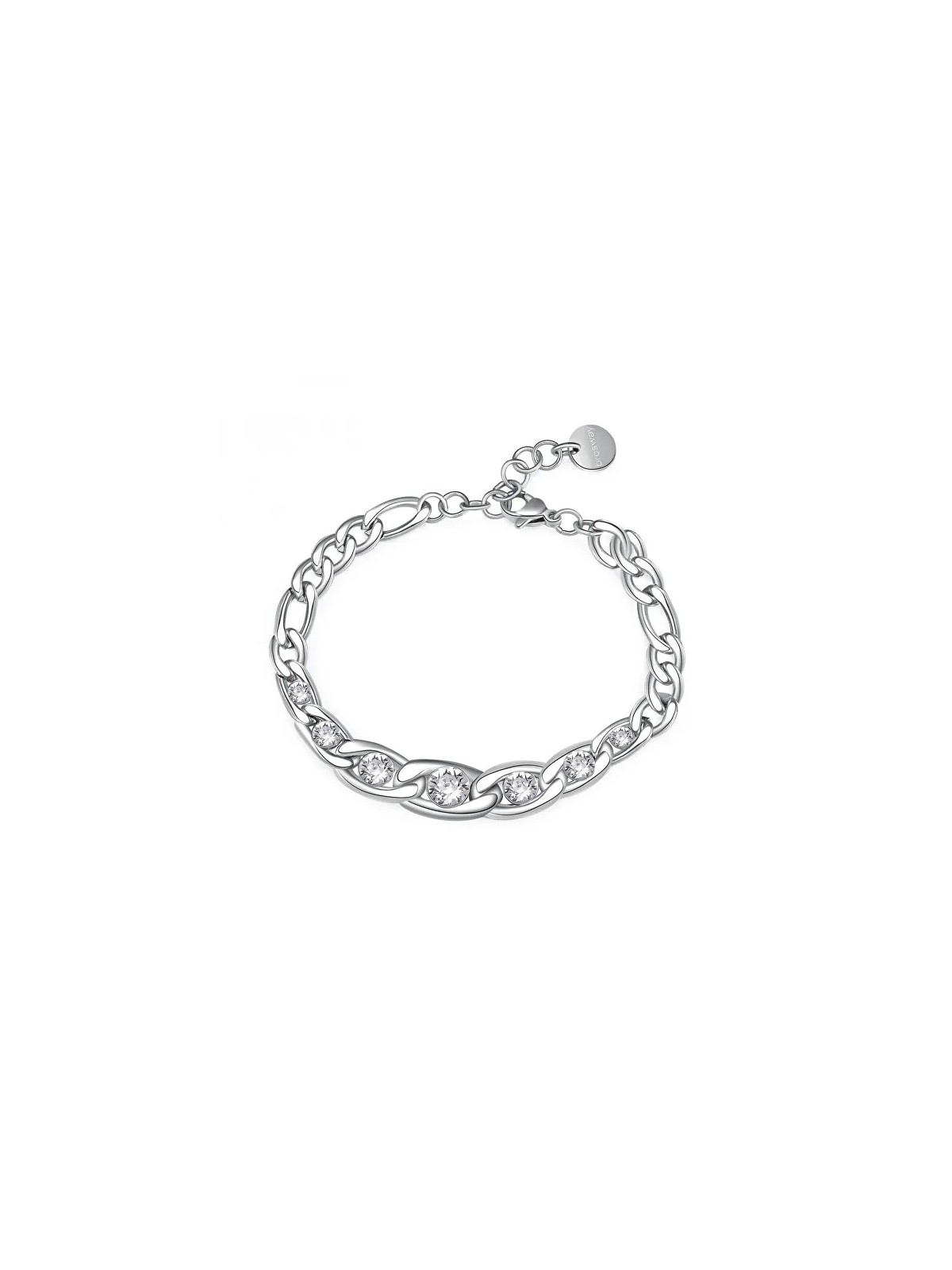 Brosway Bracciale in acciaio senza tempo con cristallis Symphonia BYM103 donna