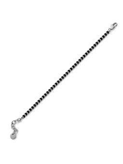 Oliver Weber Bracciale in acciaio scintillante con cristalli neri Déjà Vu 32325 280 donna