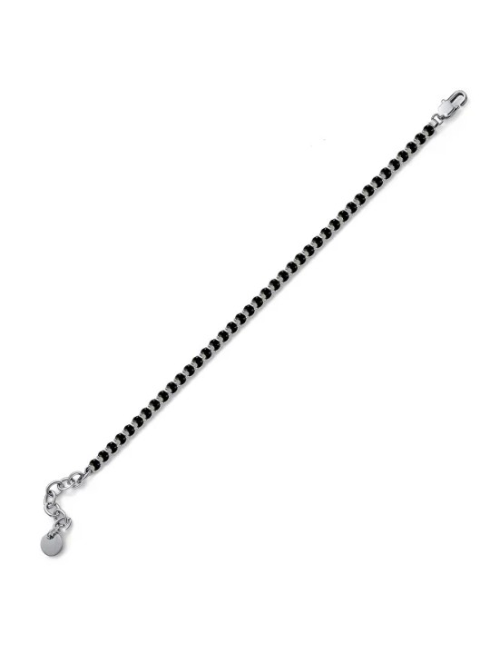 Oliver Weber Bracciale in acciaio scintillante con cristalli neri Déjà Vu 32325 280 donna
