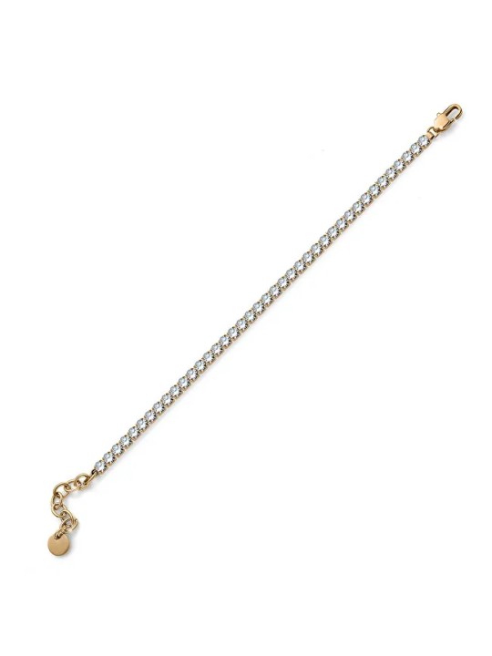 Oliver Weber Bracciale placcato oro scintillante con cristilla trasparente Déjà Vu 32325G donna