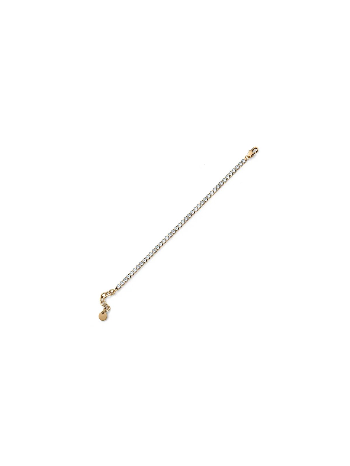 Oliver Weber Bracciale placcato oro scintillante con cristilla trasparente Déjà Vu 32325G donna