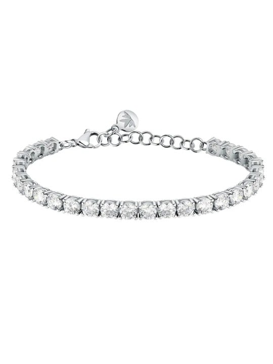 Morellato Bracciale in argento senza tempo con zirconi Tesori SAIW124 donna