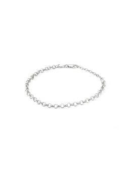 Beneto Exclusive Elegante bracciale in argento Anker AGB37 - Lunghezza: 18 cm donna