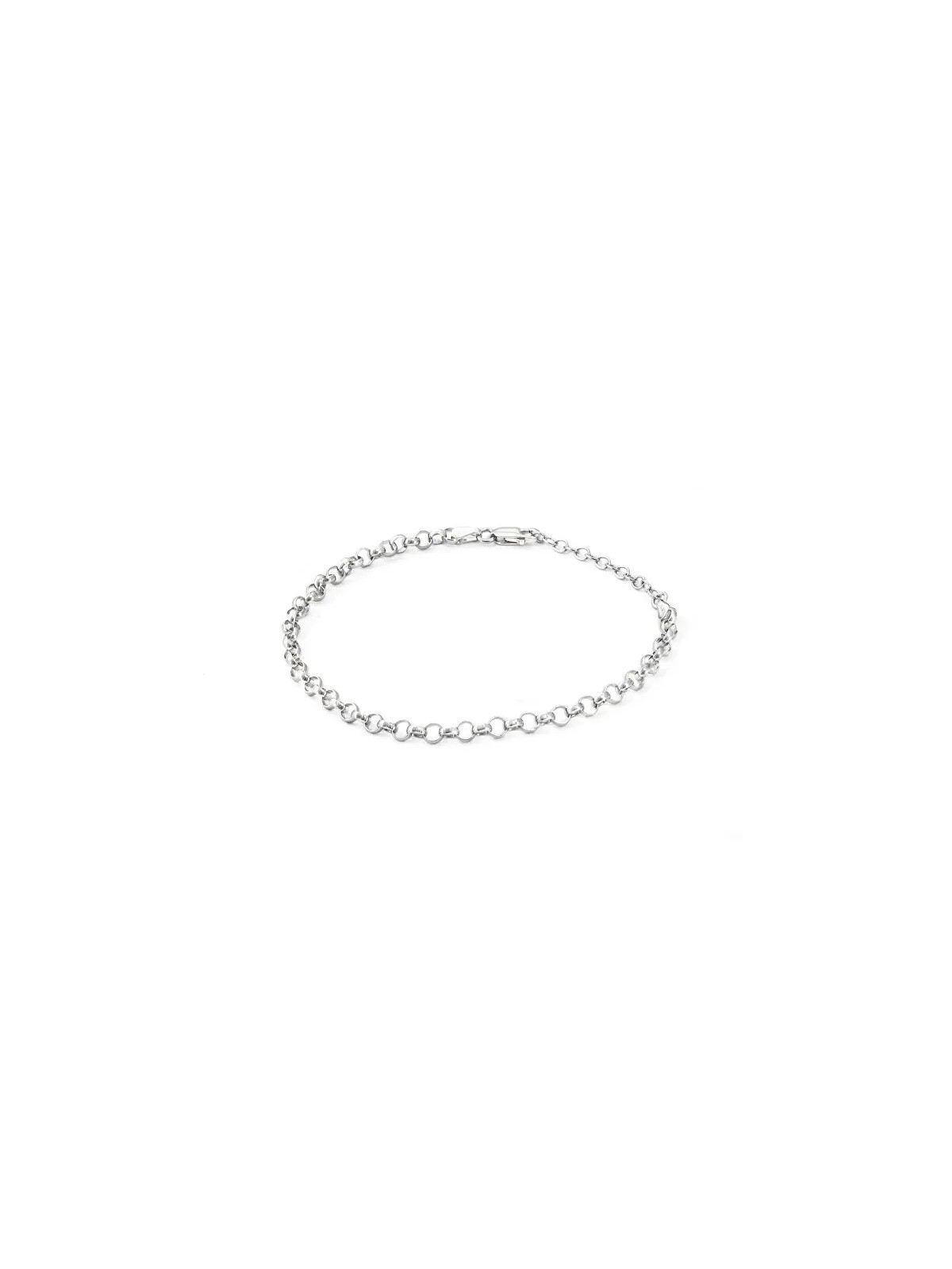 Beneto Exclusive Elegante bracciale in argento Anker AGB37 - Lunghezza: 18 cm donna