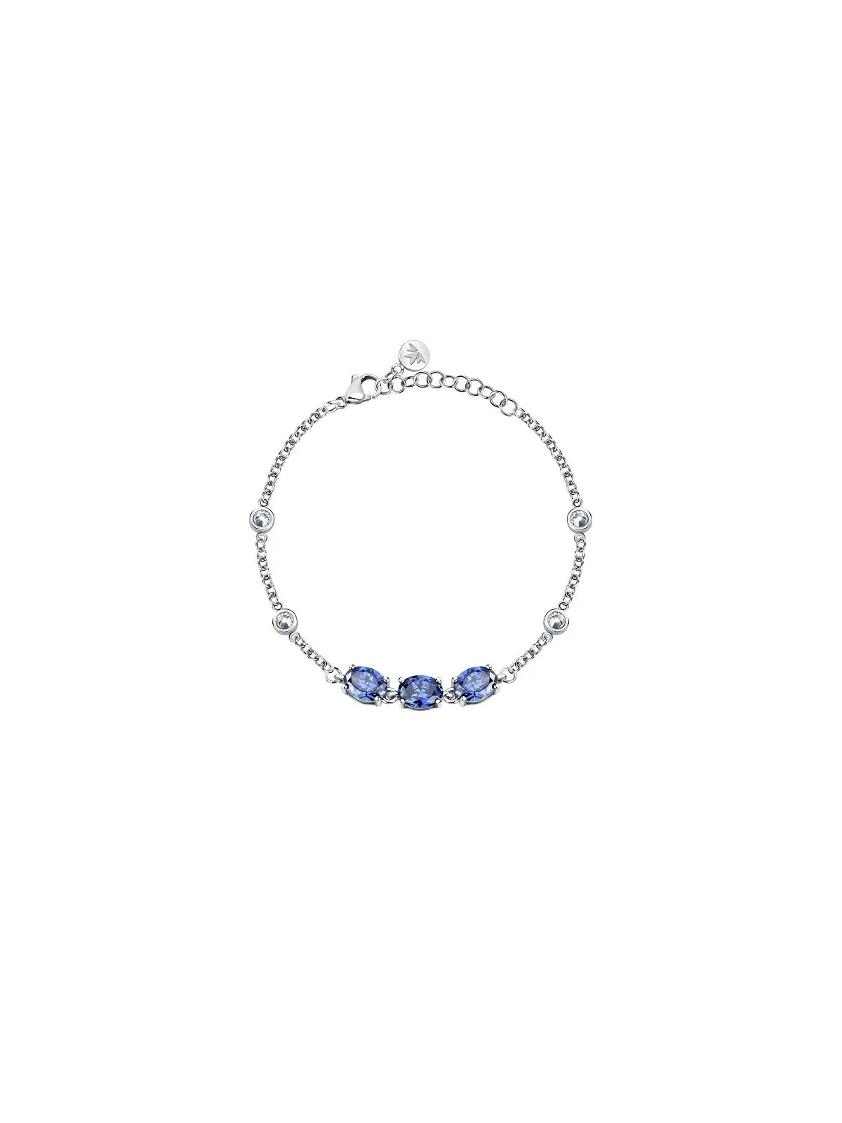 Morellato Bracciale elegante con zirconi cubici blu Colori SAVY19 donna