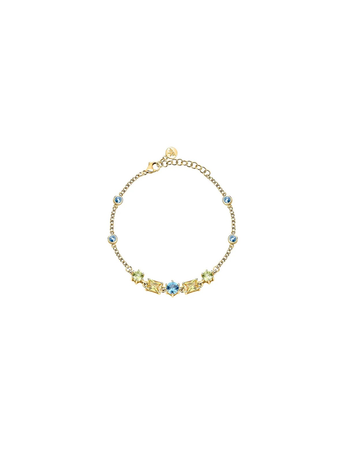 Morellato Affascinante bracciale placcato oro con zirconi cubici Colori SAVY08 donna
