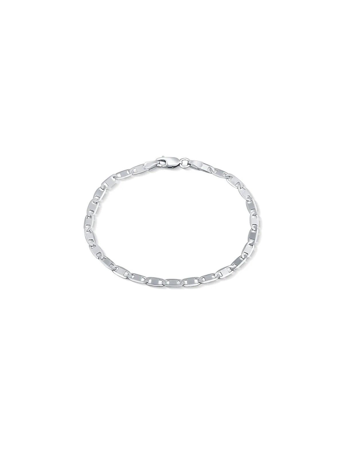 JVD Bracciale a catena in argento senza tempo con gancio SVLCOPQ0SJ180 - Lunghezza: 18 cm donna