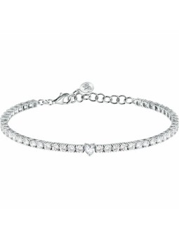 Morellato Bracciale in argento con cuore romantico Tesori SAIW166 donna