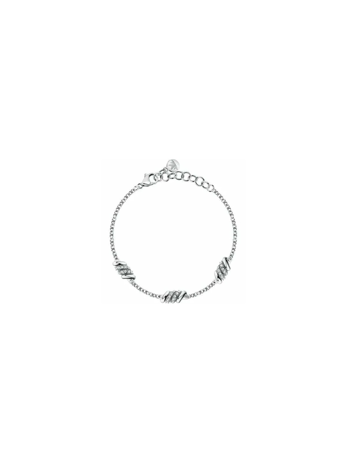 Morellato Bracciale in acciaio con cristalli Torchon SAWZ06 donna