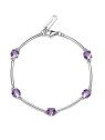 Brosway Bracciale in argento con zirconi cubici viola Fancy Magic FMP05 donna