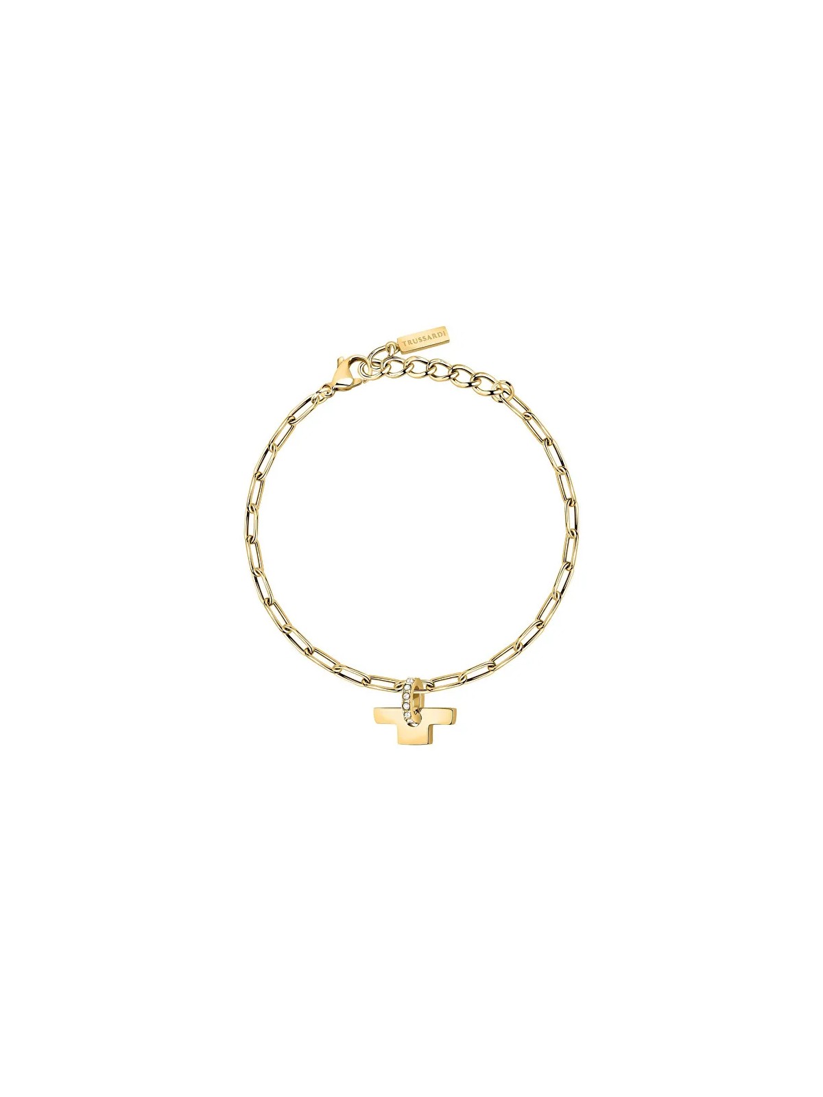 Trussardi Stile di design con cornice in cristallo T-Logo TJAXC24 donna