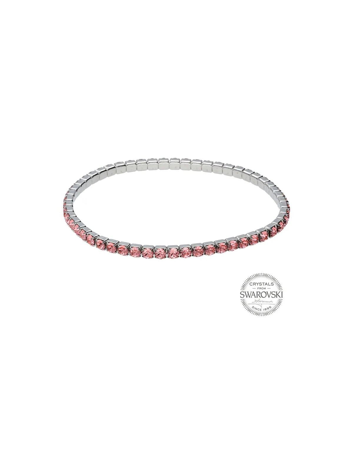 Levien Bracciale scintillante con cristilla Rose Peach 1459573 donna