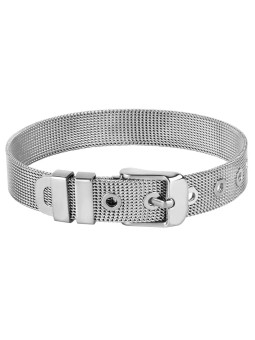 Troli Bracciale in acciaio Mesh Donna unica