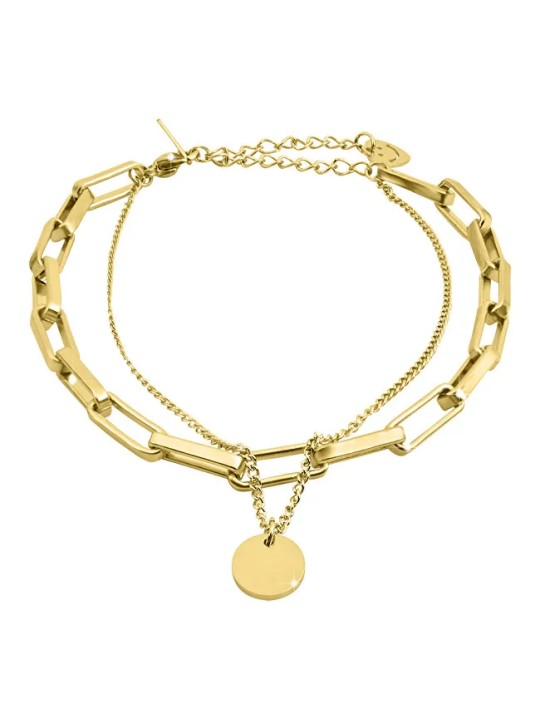 Troli Bracciale doppio placcato oro VGS1124G donna