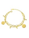 Troli Bracciale doppio placcato oro con pendenti VGS1134G donna