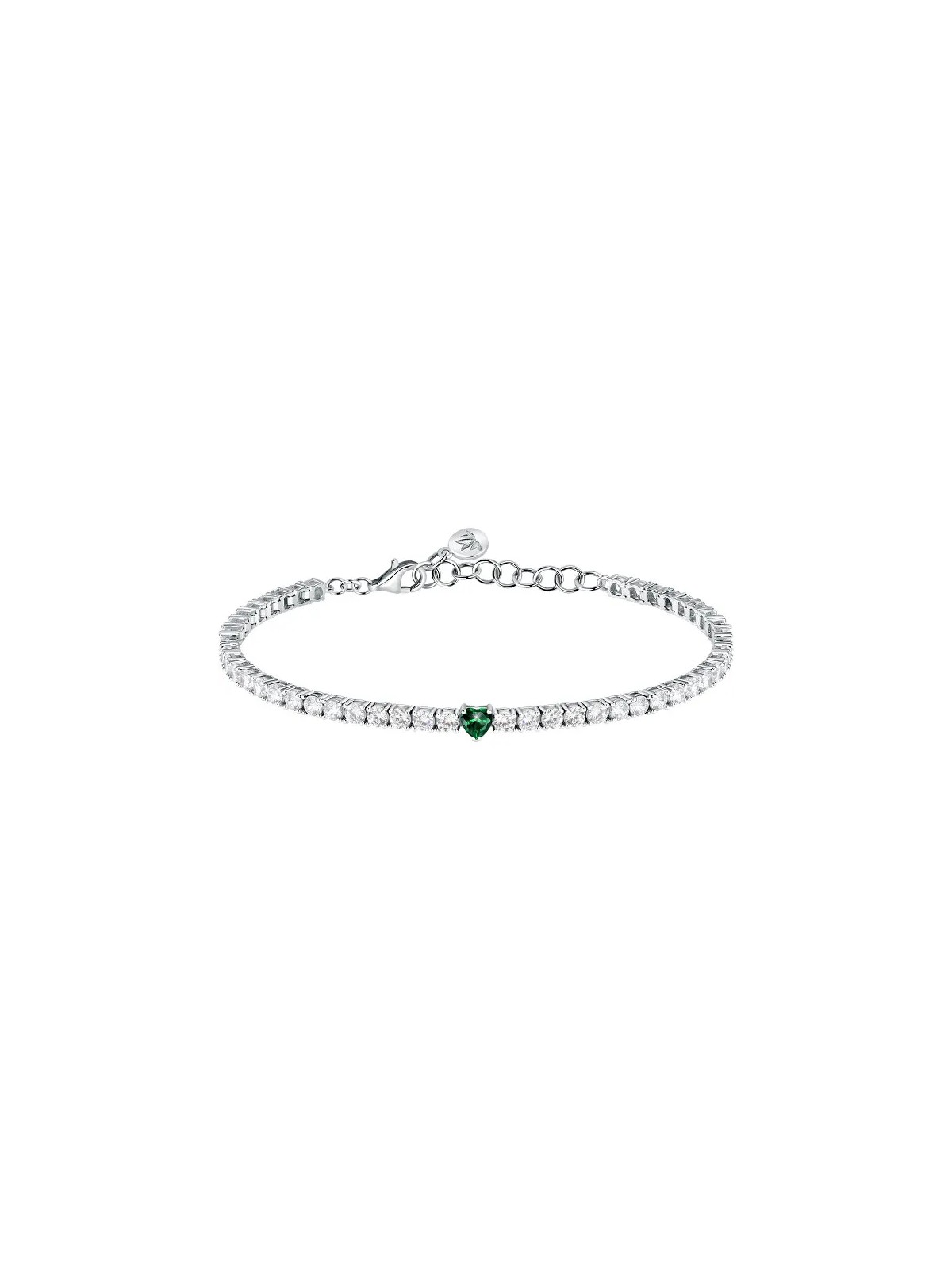 Morellato Bracciale in argento con cuore romantico Tesori SAIW169 donna