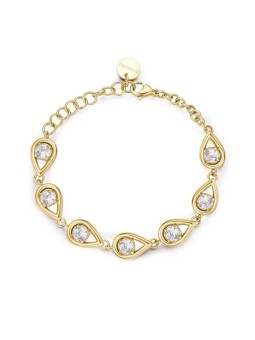 Brosway Bracciale placcato oro con zirconi cubici Ribbon BBN38 donna